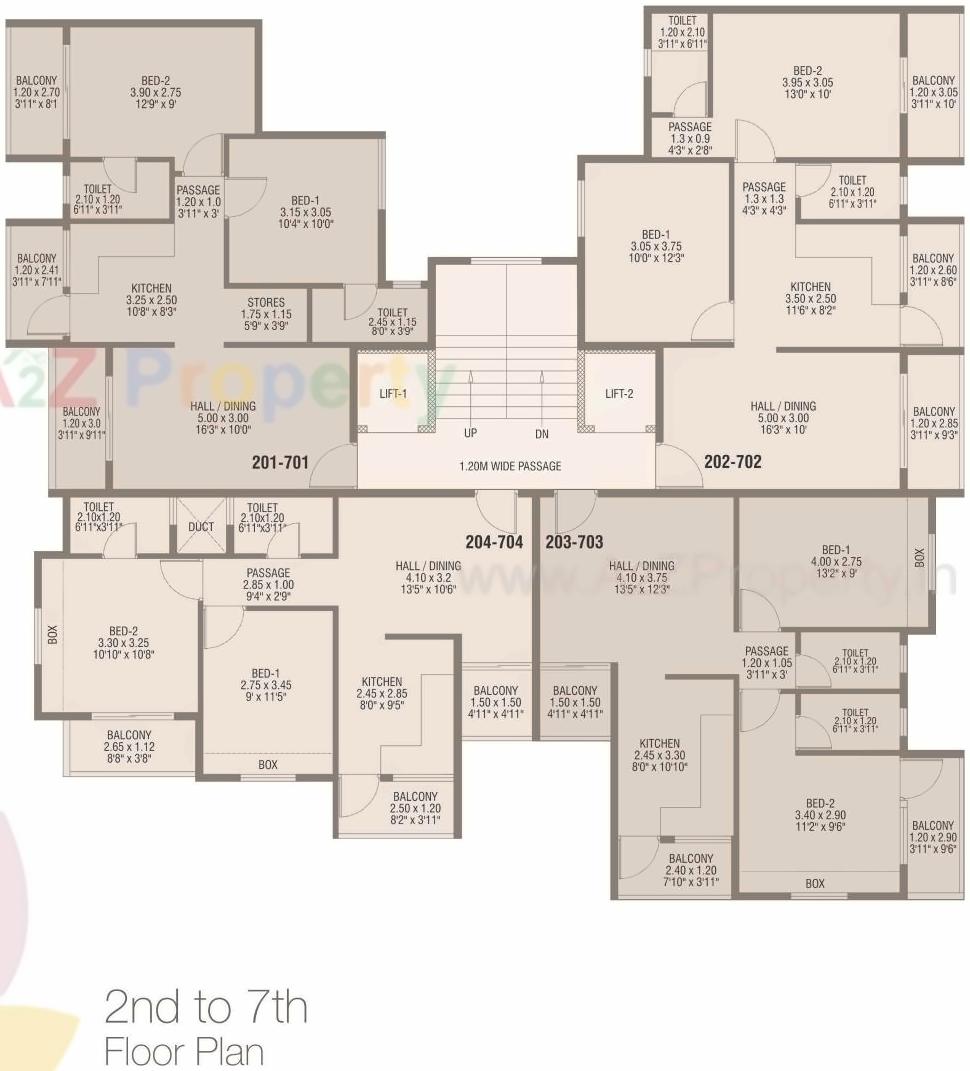 Layout of real estate project Arch Nikunj located at Aurangabad-m-corp, Aurangabad, Maharashtra