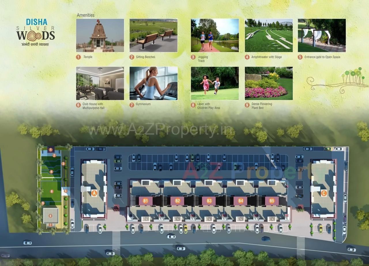  of real estate project Disha Silverwoods located at Aurangabad-m-corp, Aurangabad, Maharashtra