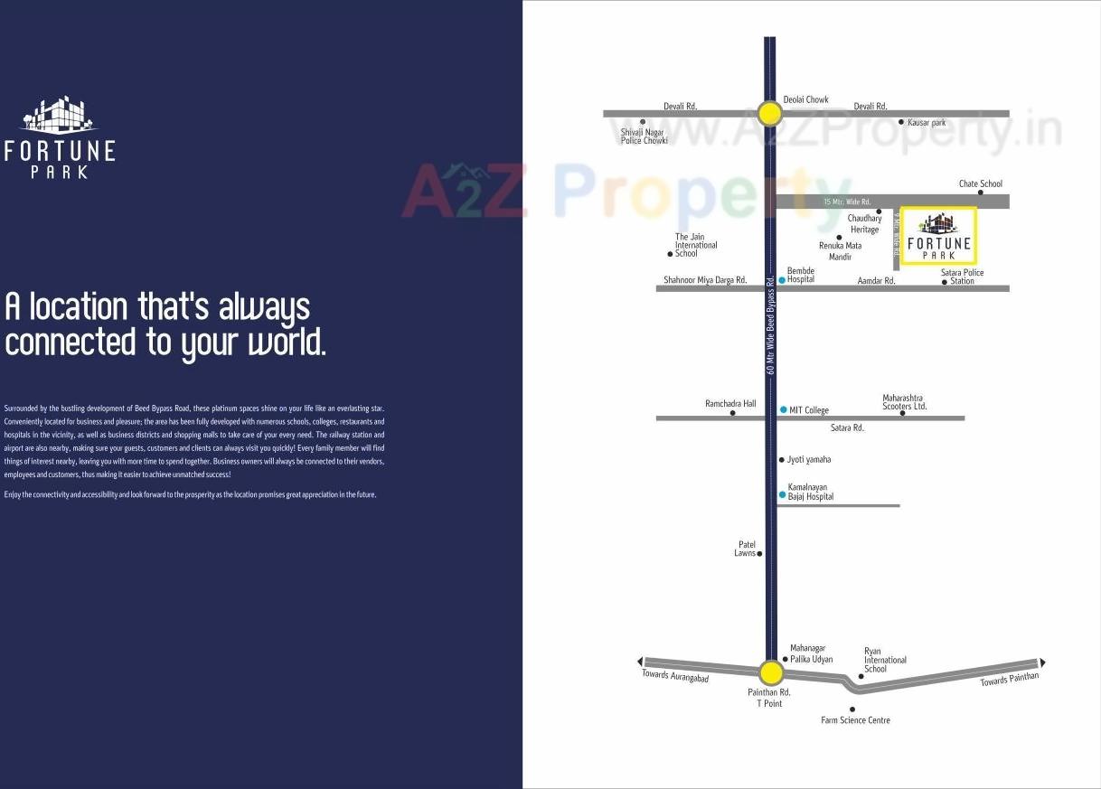  of real estate project Fortune Park located at Satara-ct, Aurangabad, Maharashtra