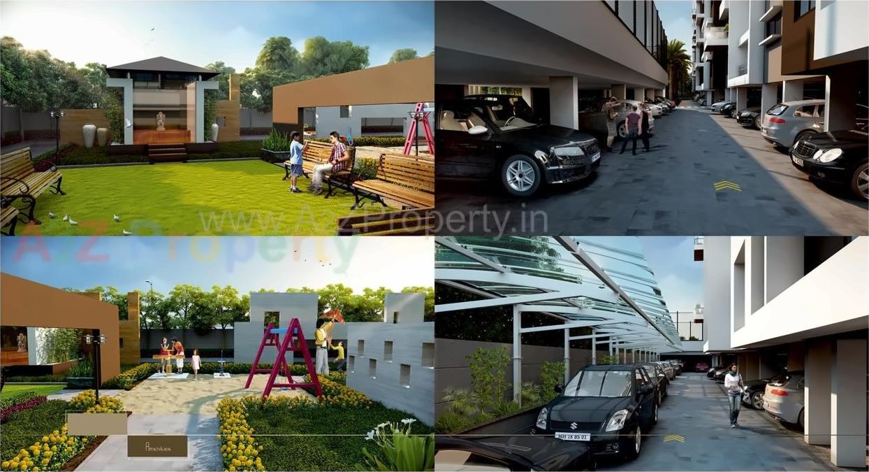 3D Elevation of real estate project Jai Nilaya located at Aurangabad-m-corp, Aurangabad, Maharashtra