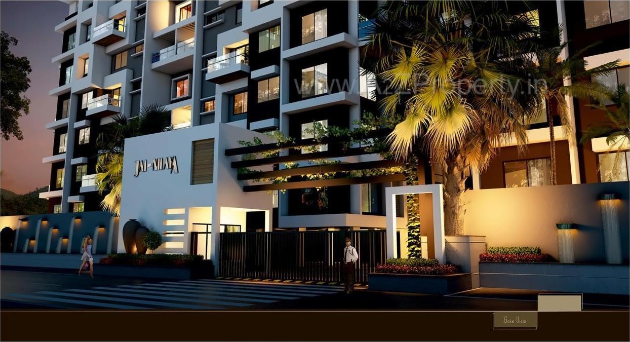 3D Elevation of real estate project Jai Nilaya located at Aurangabad-m-corp, Aurangabad, Maharashtra
