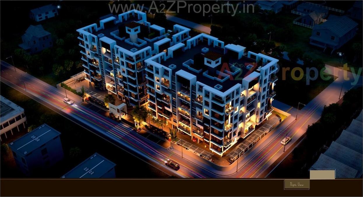 3D Elevation of real estate project Jai Nilaya located at Aurangabad-m-corp, Aurangabad, Maharashtra