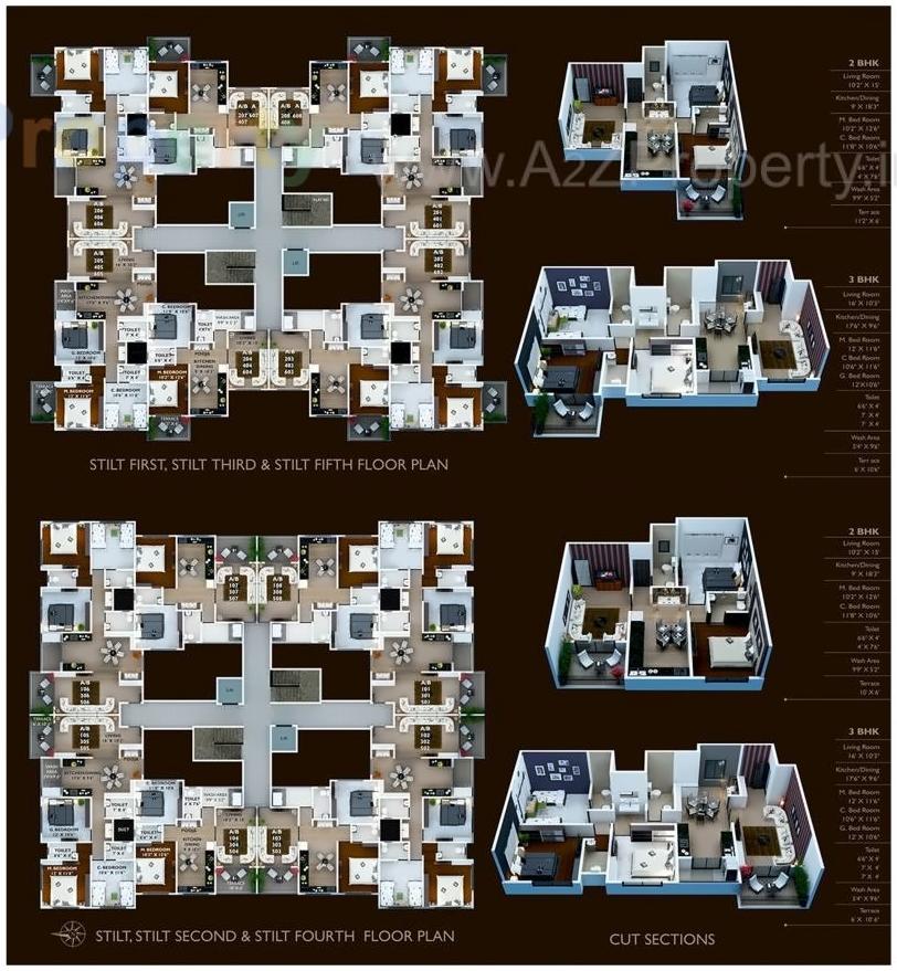 Layout of real estate project Jai Nilaya located at Aurangabad-m-corp, Aurangabad, Maharashtra