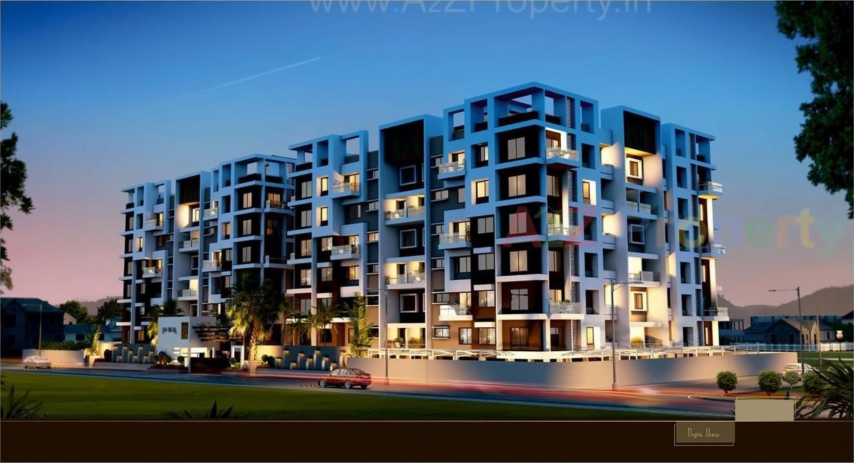 3D Elevation of real estate project Jai Nilaya located at Aurangabad-m-corp, Aurangabad, Maharashtra