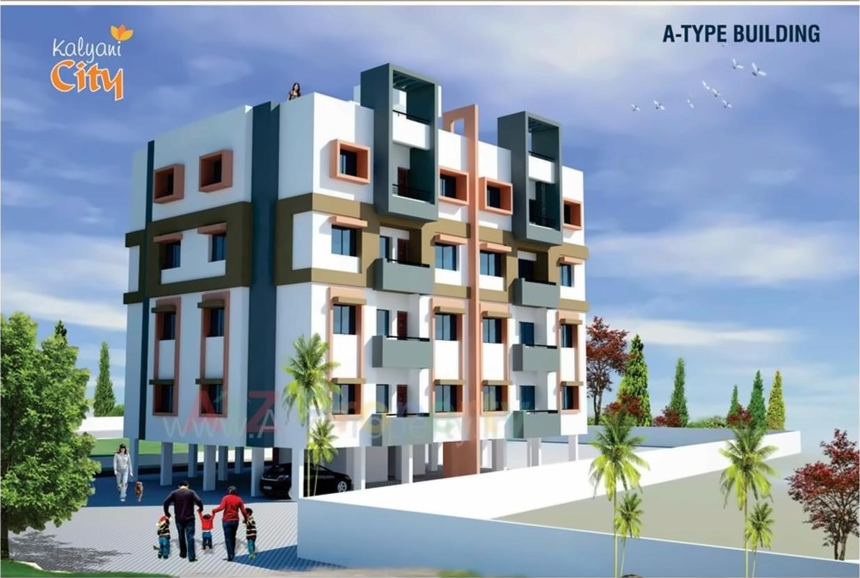3D Elevation of real estate project Kalyani City located at Aurangabad-m-corp, Aurangabad, Maharashtra