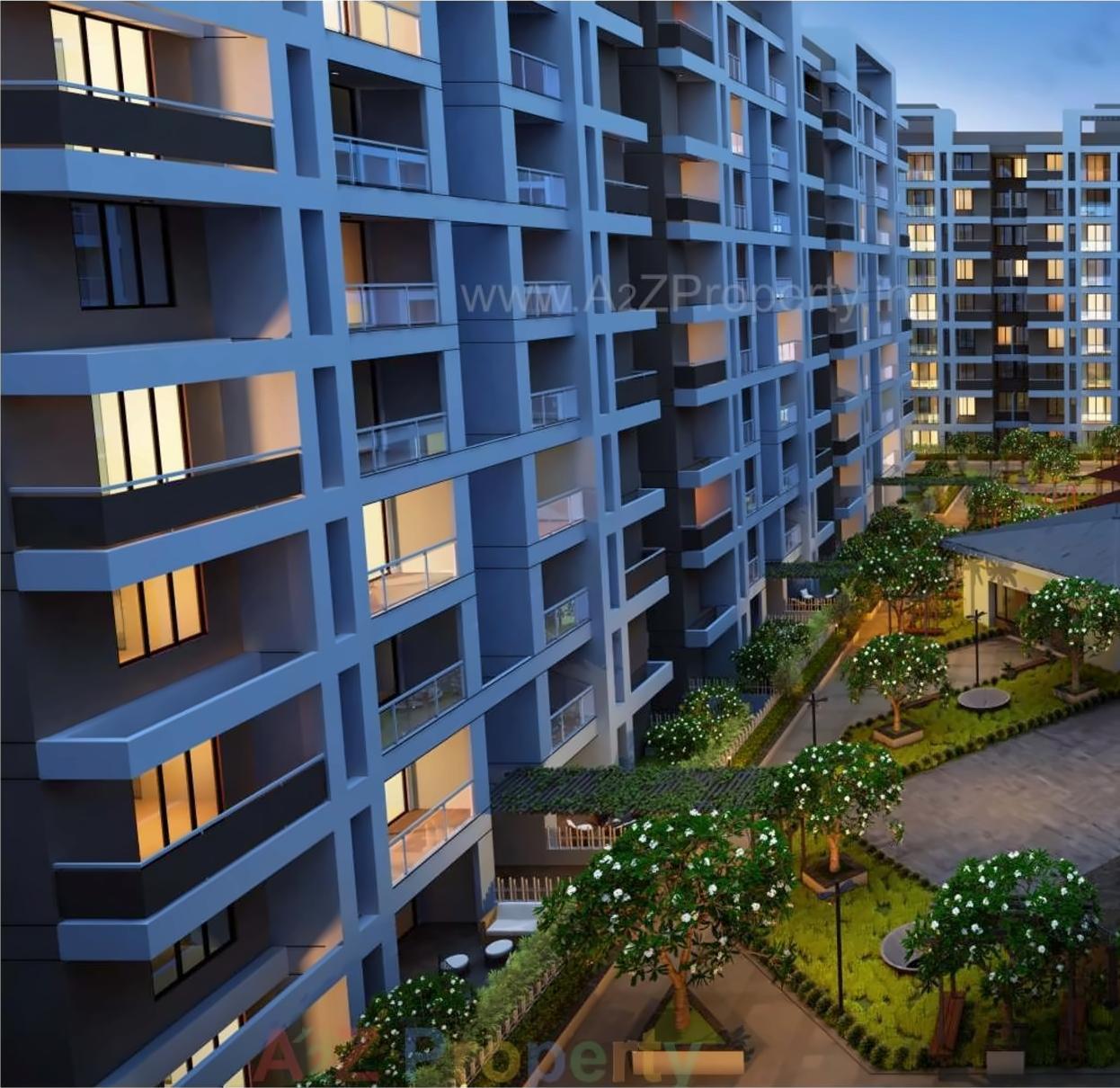 3D Elevation of real estate project My World located at Aurangabad-m-corp, Aurangabad, Maharashtra