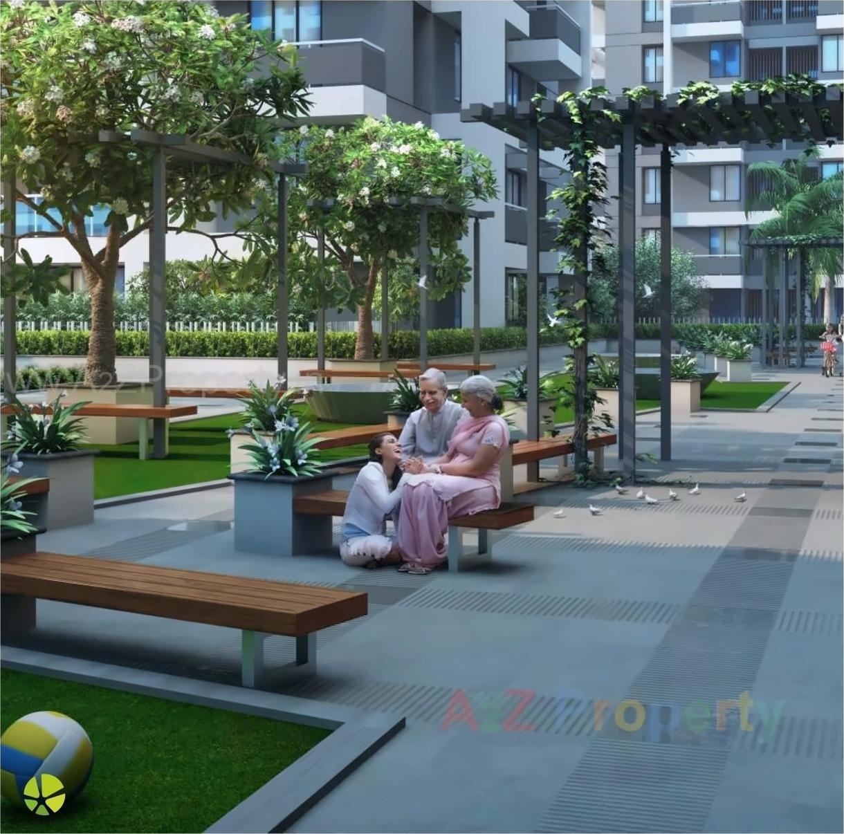 3D Elevation of real estate project My World located at Aurangabad-m-corp, Aurangabad, Maharashtra