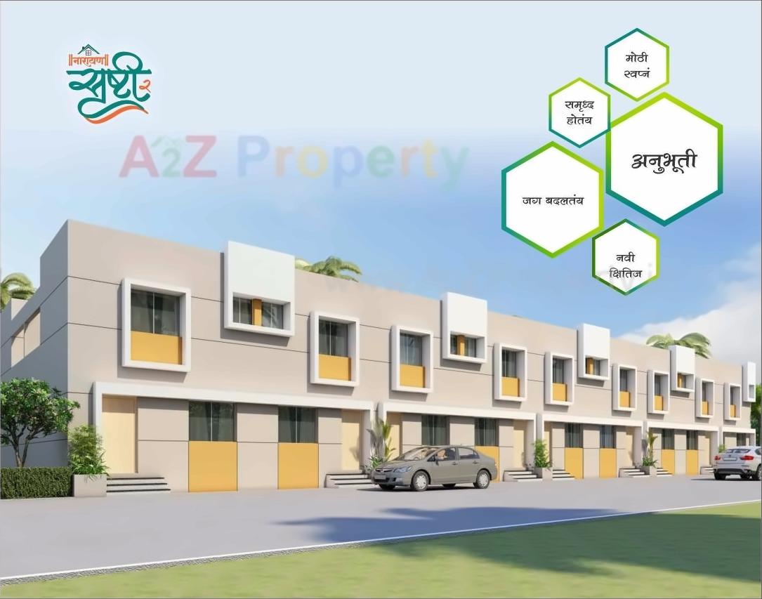 3D Elevation of real estate project Narayan Srushti located at Shendraban, Aurangabad, Maharashtra