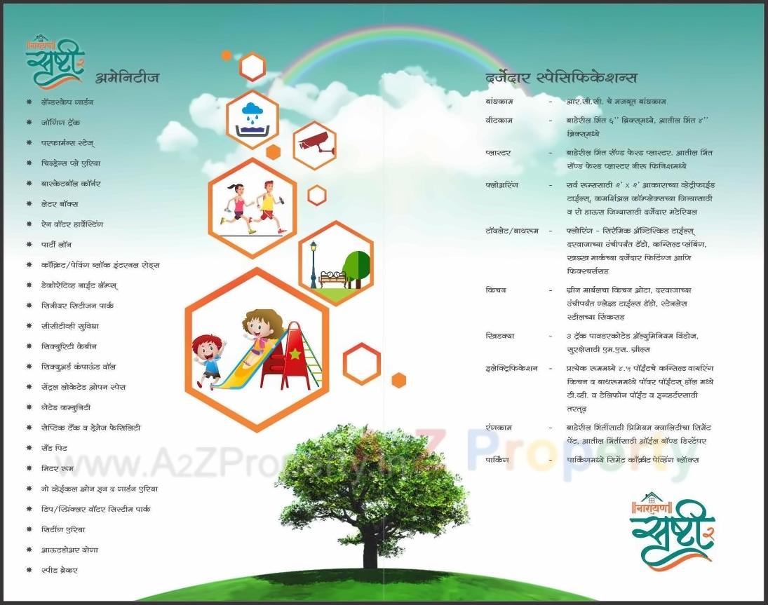 of real estate project Narayan Srushti located at Shendraban, Aurangabad, Maharashtra