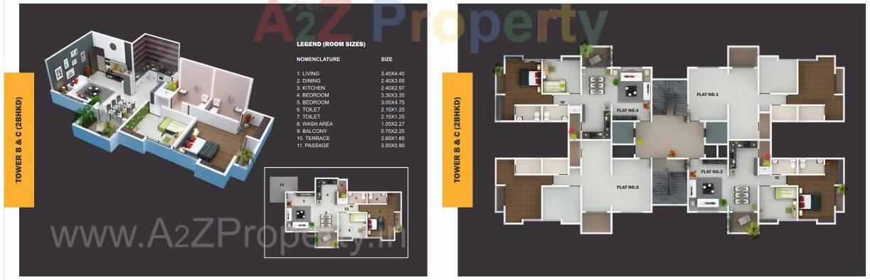Layout of real estate project Oasis Insignia located at Aurangabad-m-corp, Aurangabad, Maharashtra