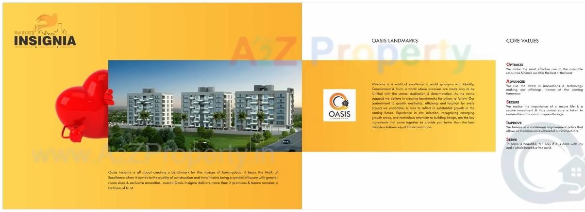  of real estate project Oasis Insignia located at Aurangabad-m-corp, Aurangabad, Maharashtra