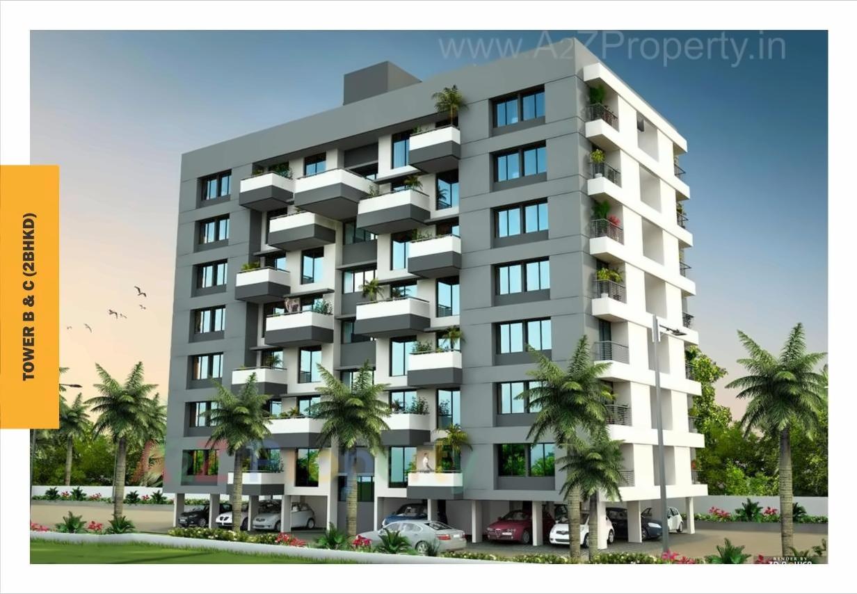 3D Elevation of real estate project Oasis Insignia located at Aurangabad-m-corp, Aurangabad, Maharashtra