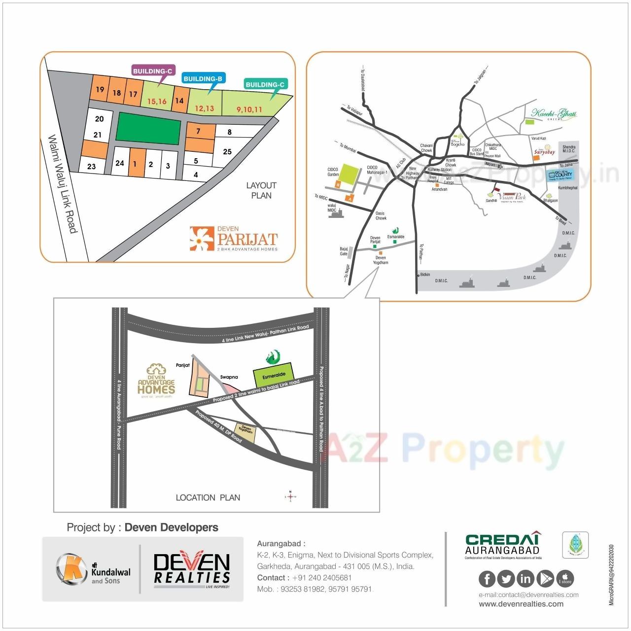 of real estate project Parijat located at Aurangabad-m-corp, Aurangabad, Maharashtra