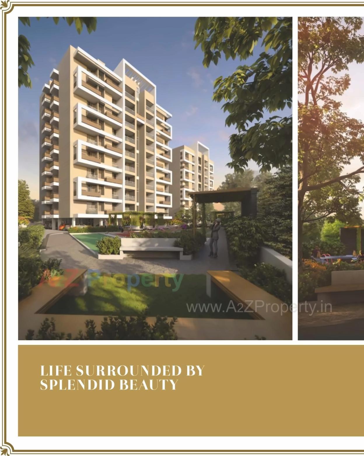 3D Elevation of real estate project Pride Century The Oval located at Aurangabad-m-corp, Aurangabad, Maharashtra