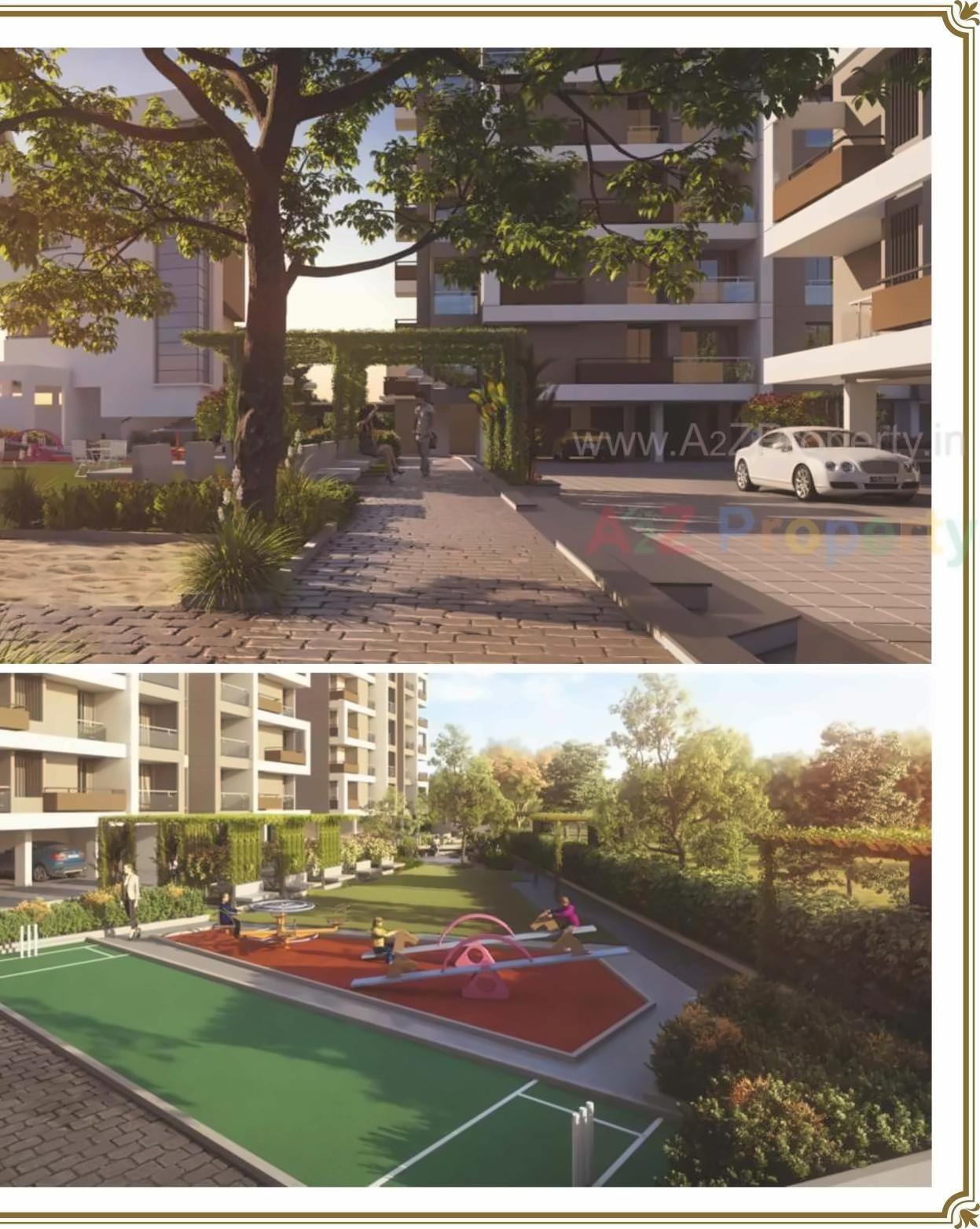 3D Elevation of real estate project Pride Century The Oval located at Aurangabad-m-corp, Aurangabad, Maharashtra
