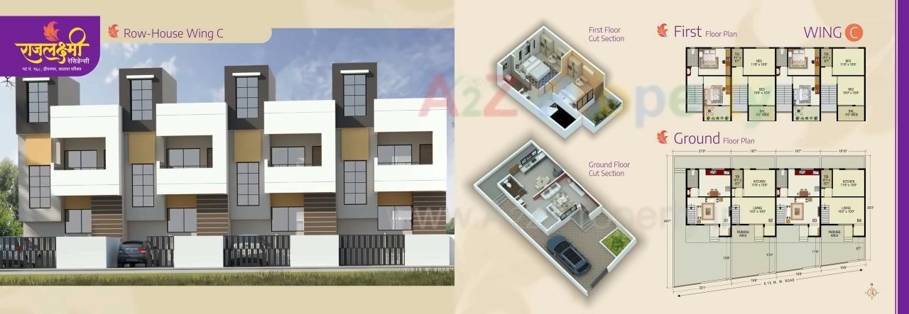 Layout of real estate project Raj Laxmi Residency located at Aurangabad-m-corp, Aurangabad, Maharashtra