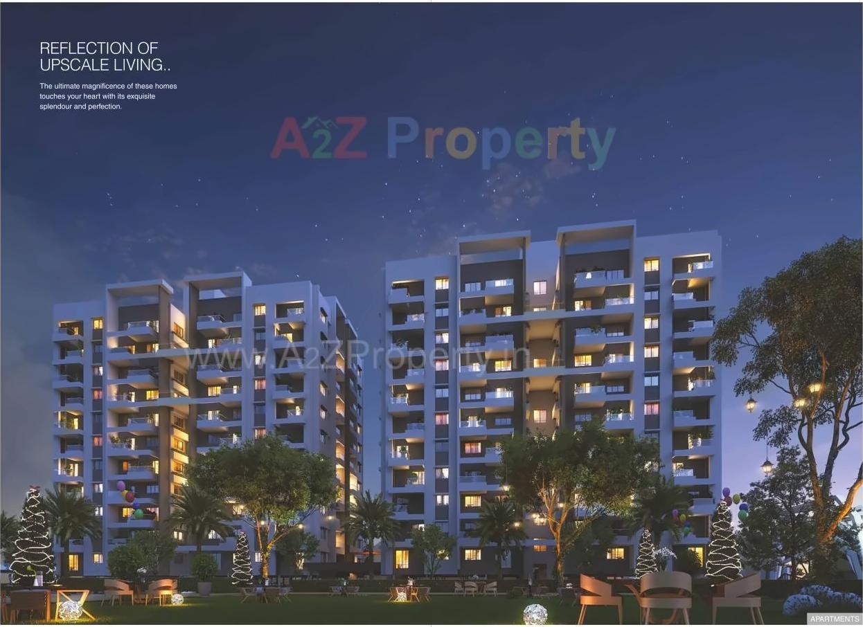 3D Elevation of real estate project Saffron Landscapes located at Aurangabad-m-corp, Aurangabad, Maharashtra