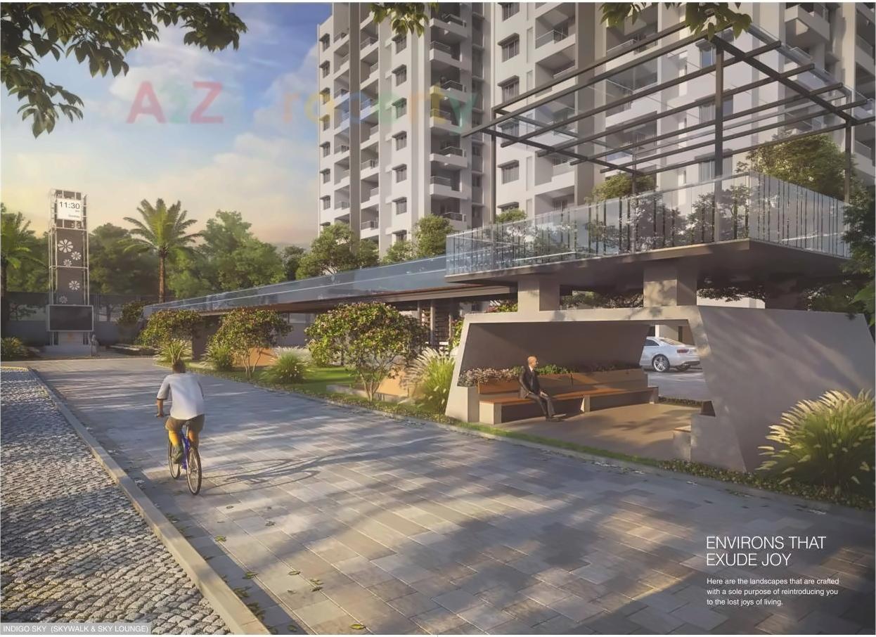 3D Elevation of real estate project Saffron Landscapes located at Aurangabad-m-corp, Aurangabad, Maharashtra