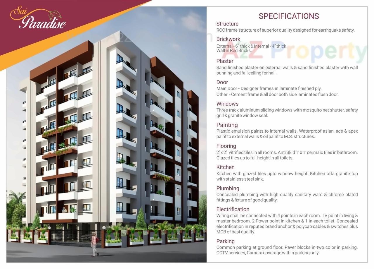 Image 10644 2 of real estate project Sai Paradise Project located at Aurangabad-m-corp, Aurangabad, Maharashtra