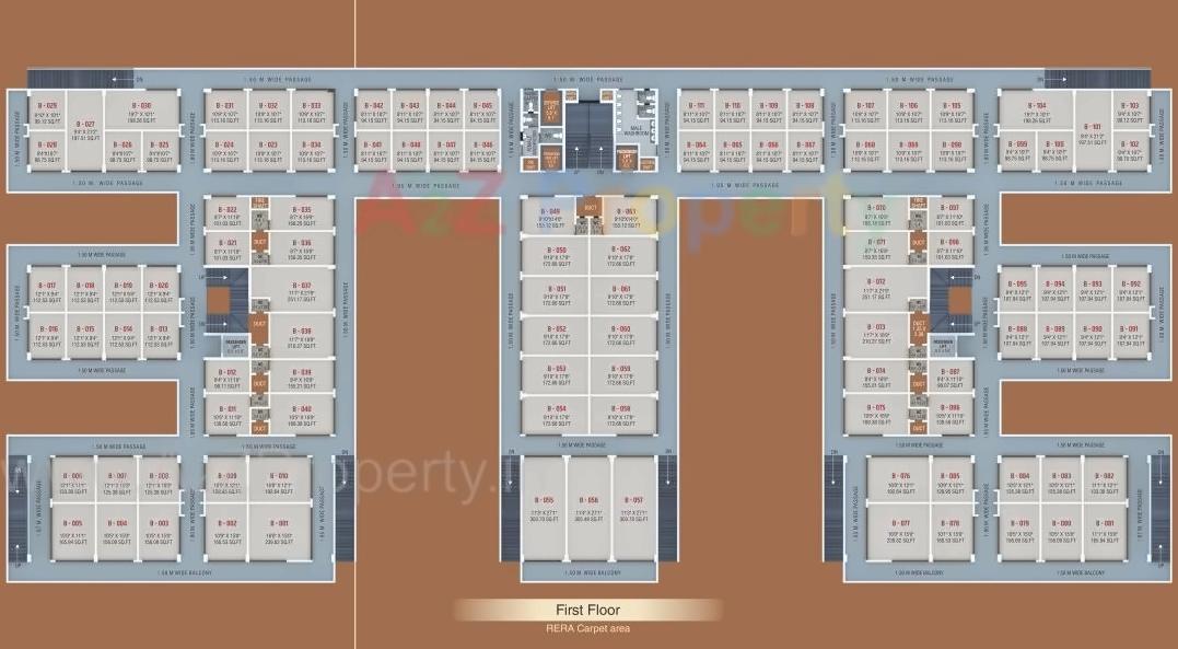 Layout of real estate project Samyak Estate located at Shendra-kamangar, Aurangabad, Maharashtra