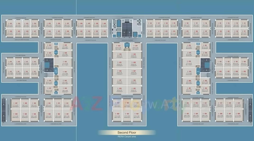 Layout of real estate project Samyak Estate located at Shendra-kamangar, Aurangabad, Maharashtra