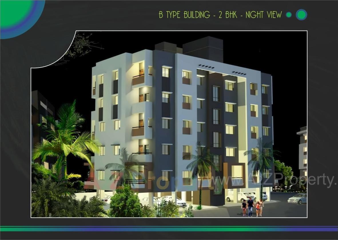 3D Elevation of real estate project Sara Gokuldham located at Aurangabad-m-corp, Aurangabad, Maharashtra
