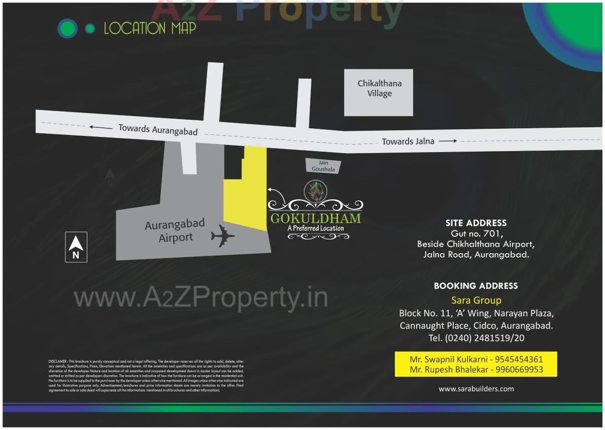  of real estate project Sara Gokuldham located at Aurangabad-m-corp, Aurangabad, Maharashtra