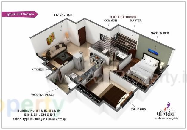 Image 13970 12 of real estate project Sara Parivartan   Sector located at Sawangi, Aurangabad, Maharashtra