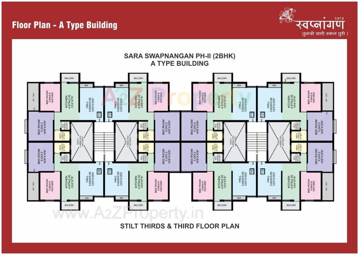 Layout of real estate project Sara Swapnangan   A4, A5, A6 S located at Gangapur-jahagir, Aurangabad, Maharashtra