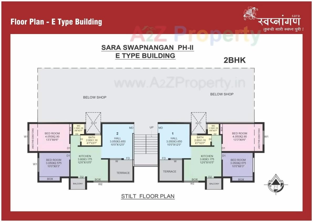 Layout of real estate project Sara Swapnangan   A4, A5, A6 S located at Gangapur-jahagir, Aurangabad, Maharashtra