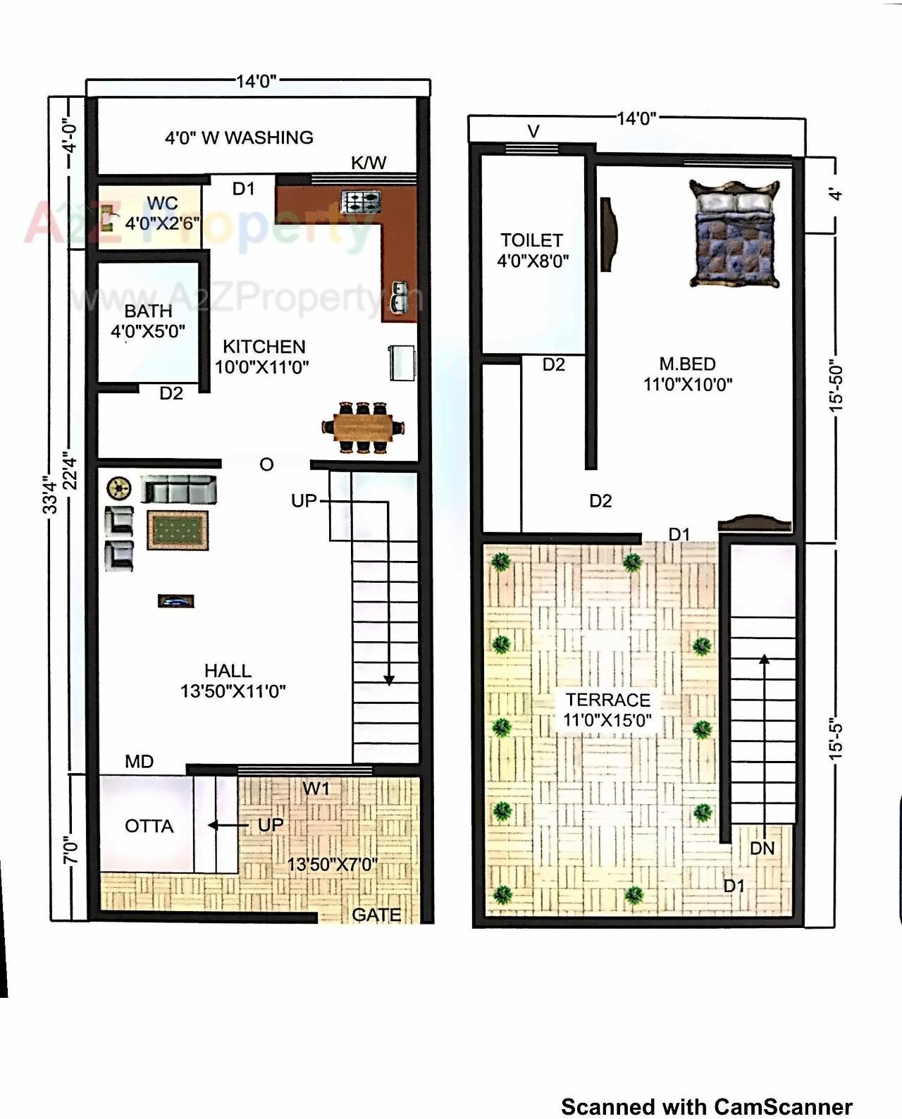 Layout of real estate project Shraddha Colony located at Palshi, Aurangabad, Maharashtra