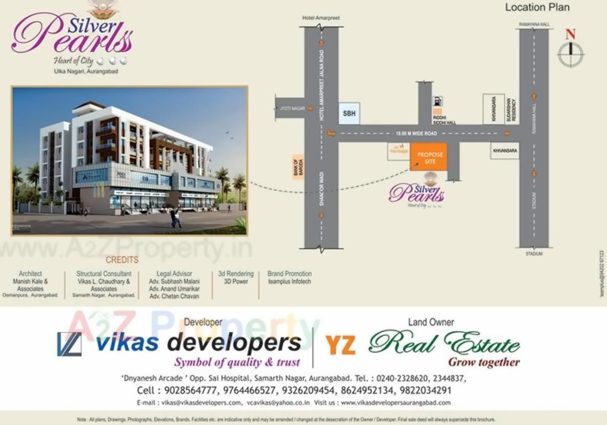  of real estate project Silver Pearlss located at Aurangabad-m-corp, Aurangabad, Maharashtra