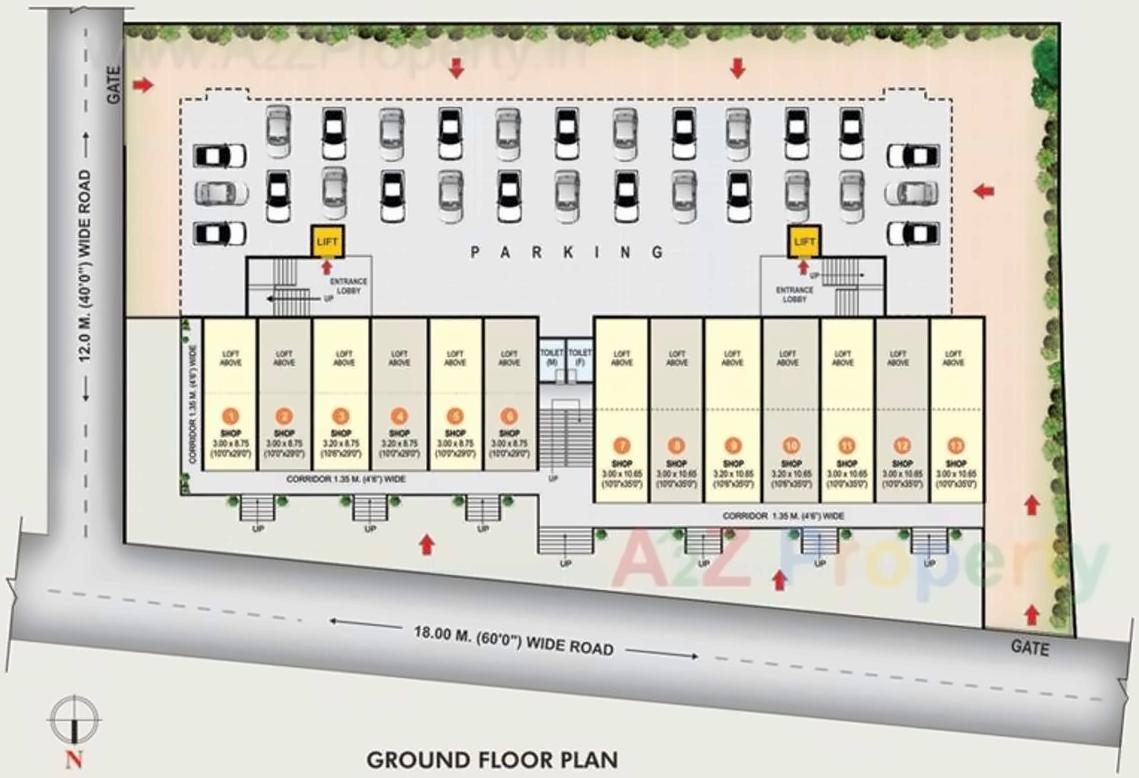 Layout of real estate project Silver Pearlss located at Aurangabad-m-corp, Aurangabad, Maharashtra