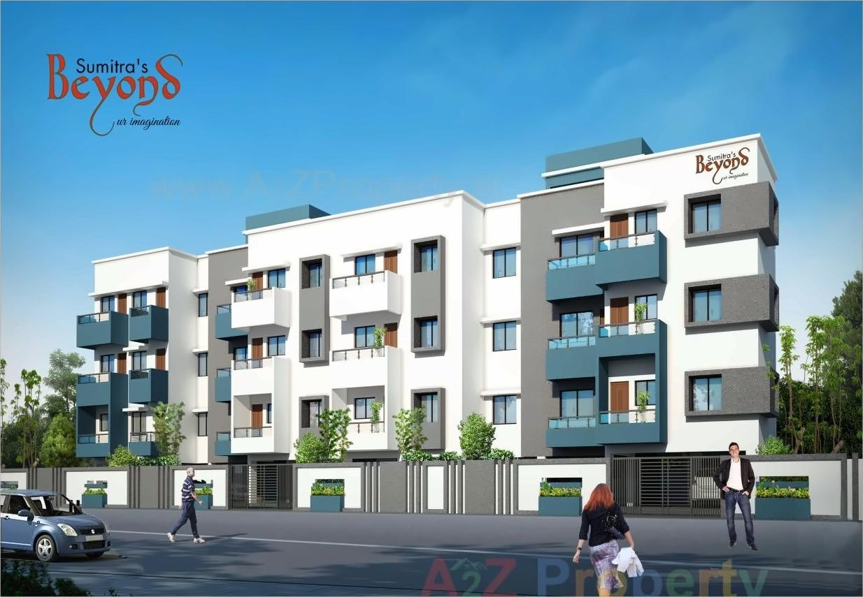 3D Elevation of real estate project Sumitras Beyond located at Devlai, Aurangabad, Maharashtra