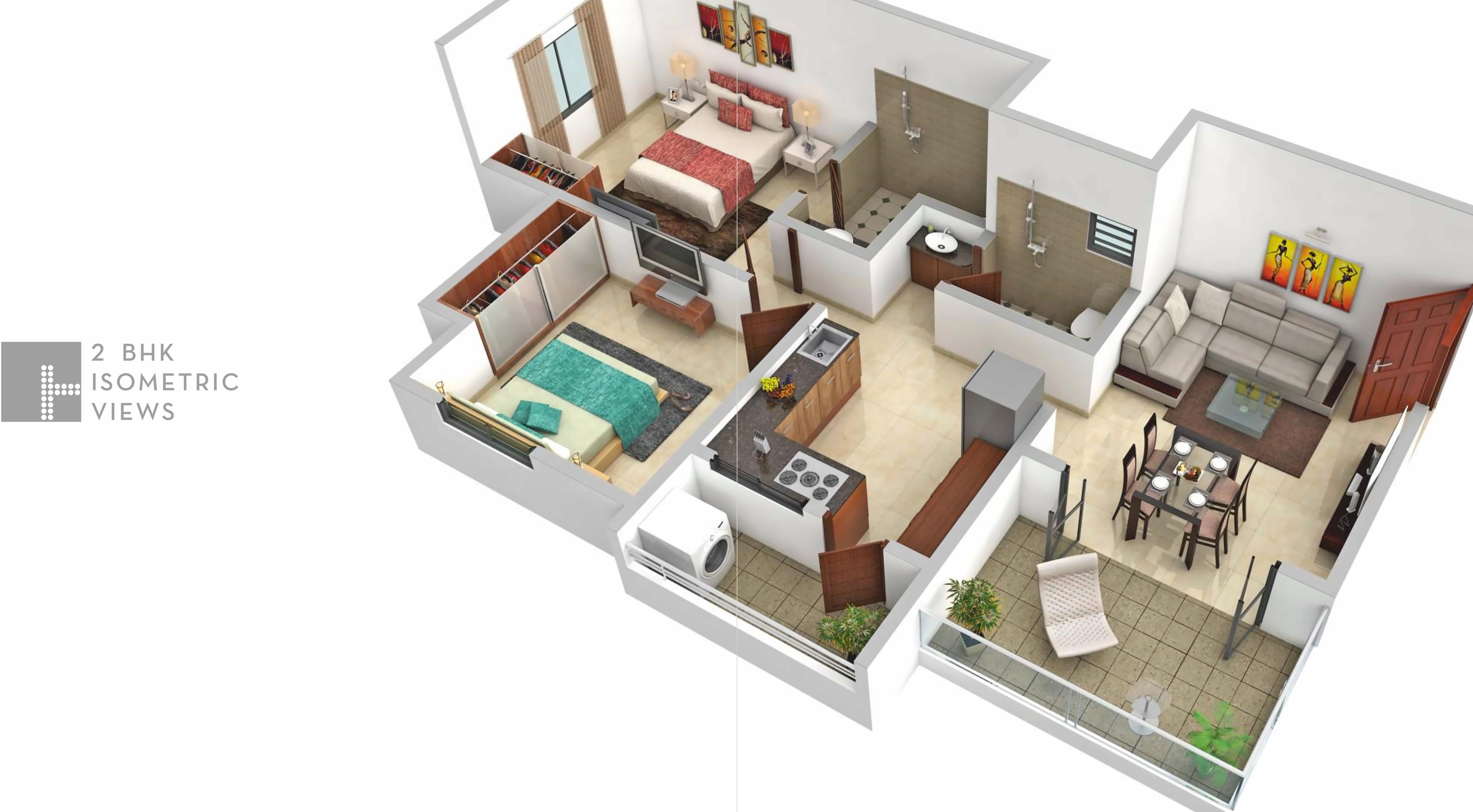 Layout of real estate project The Hub located at Shendra-kamangar, Aurangabad, Maharashtra