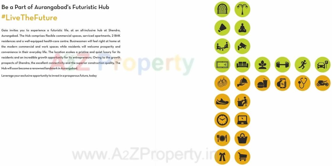  of real estate project The Hub located at Shendra-kamangar, Aurangabad, Maharashtra