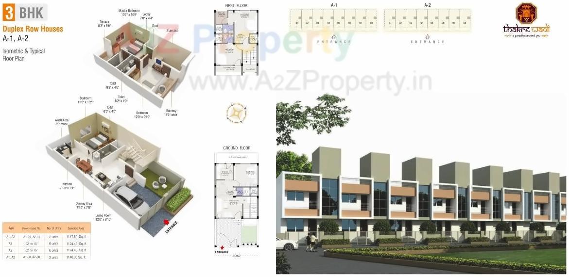 Layout of real estate project Thakrewadi located at Chandrapur-m-cl, Chandrapur, Maharashtra