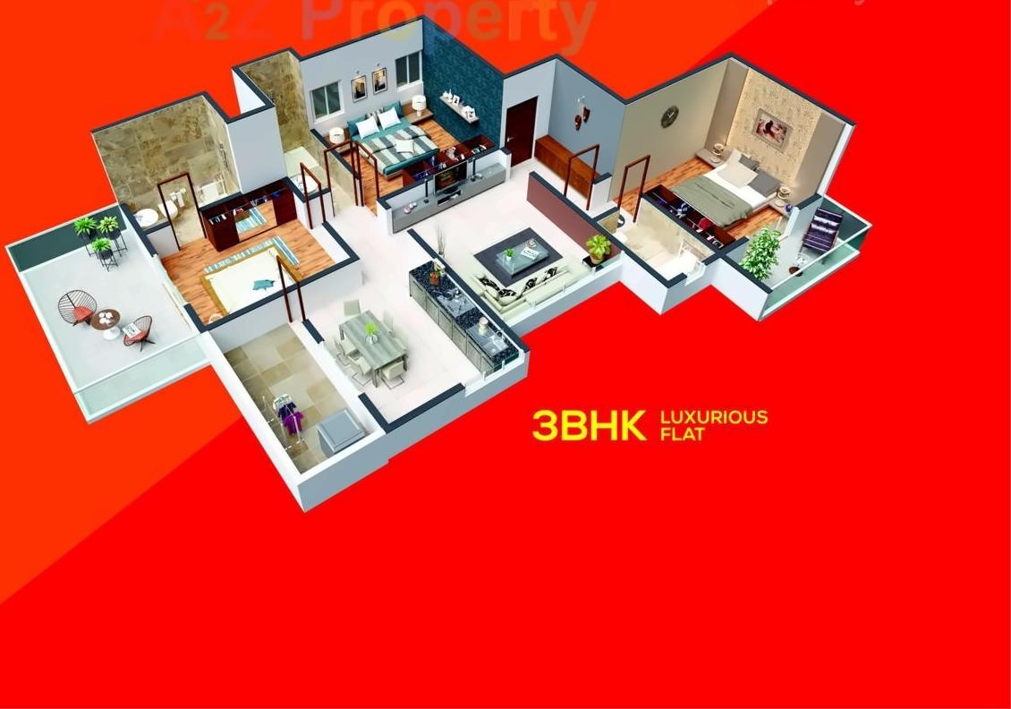 Layout of real estate project Abhishek Residency located at Kolhapur-m-corp, Kolhapur, Maharashtra