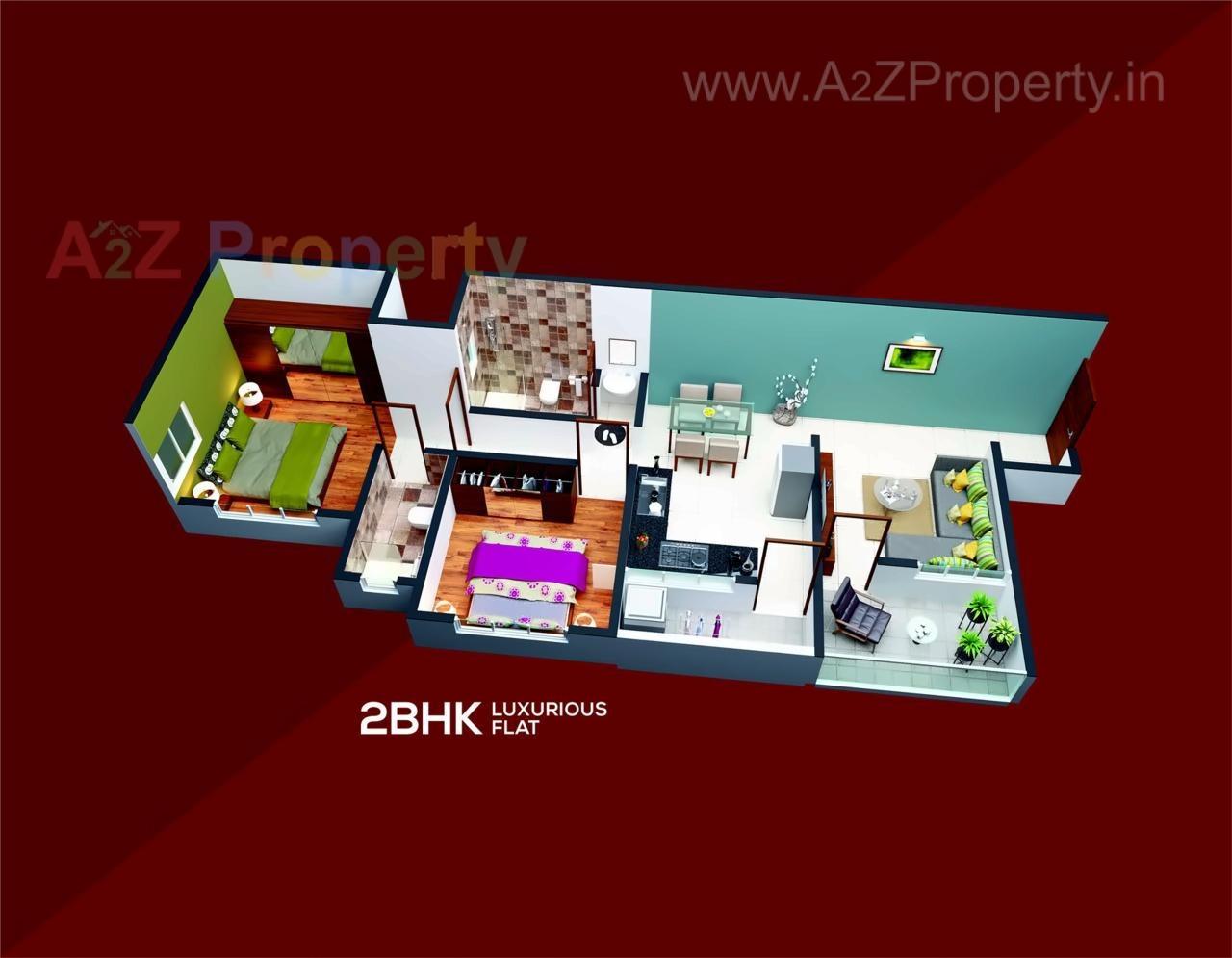 Layout of real estate project Abhishek Residency located at Kolhapur-m-corp, Kolhapur, Maharashtra