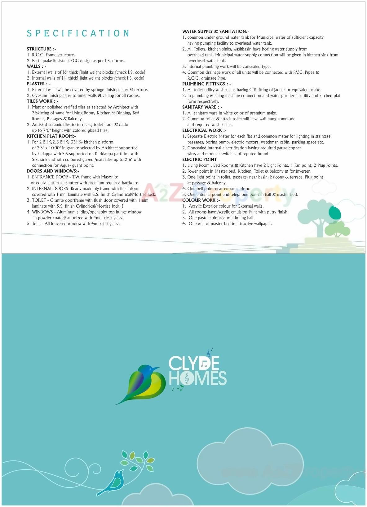  of real estate project Clyde Homes located at Kolhapur-m-corp, Kolhapur, Maharashtra