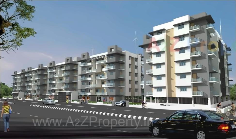 3D Elevation of real estate project Pratiraj Towers located at Kolhapur-m-corp, Kolhapur, Maharashtra