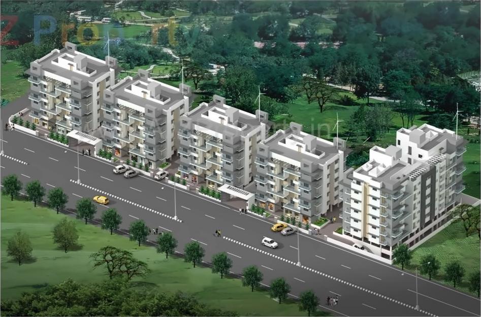 3D Elevation of real estate project Pratiraj Towers located at Kolhapur-m-corp, Kolhapur, Maharashtra