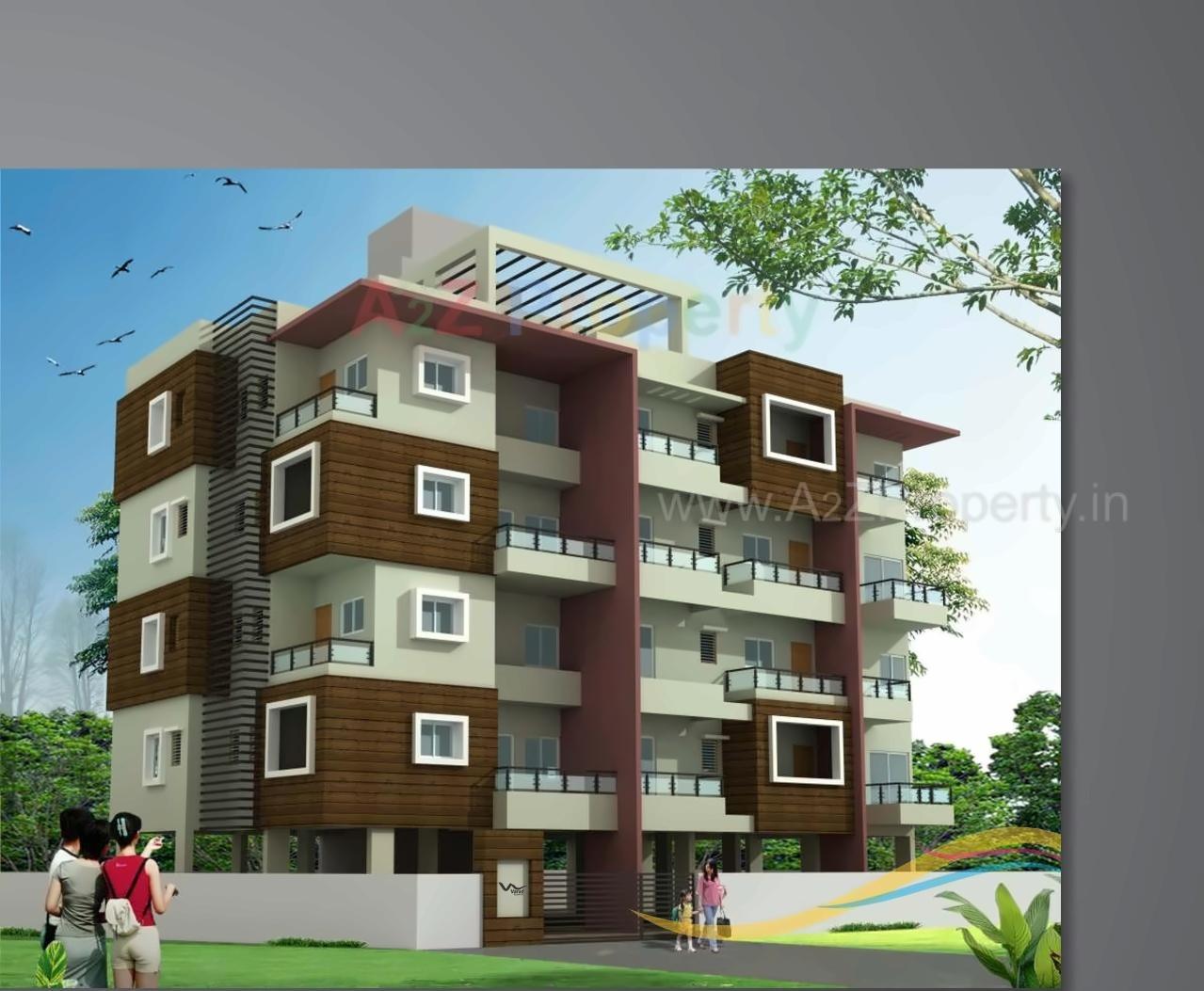 3D Elevation of real estate project Varad located at Kolhapur-m-corp, Kolhapur, Maharashtra