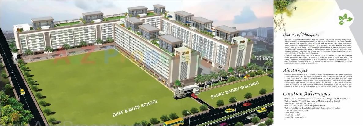 3D Elevation of real estate project A  M  Residency located at E400010, MumbaiCity, Maharashtra