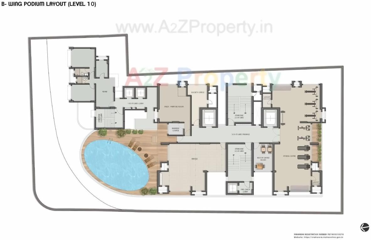 Layout of real estate project Aangan located at Gnorth400016, MumbaiCity, Maharashtra