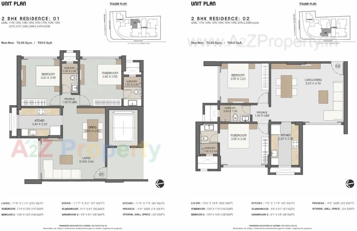 Layout of real estate project Aangan located at Gnorth400016, MumbaiCity, Maharashtra