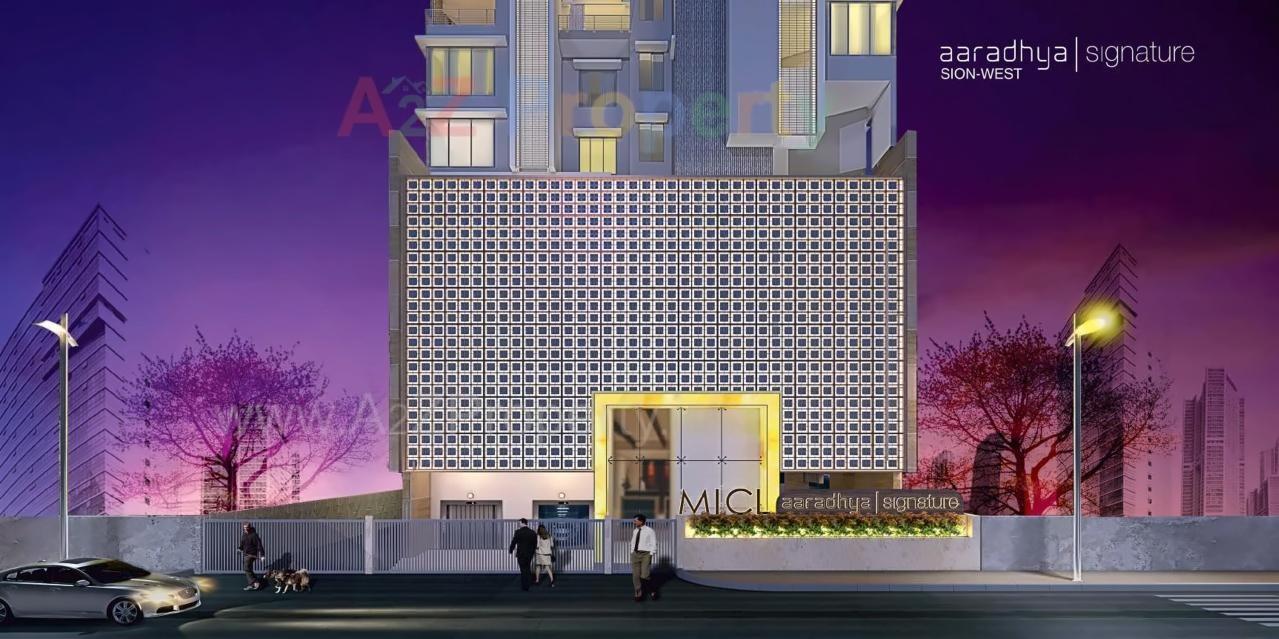 3D Elevation of real estate project Aaradhya Signature located at Fnorth400022, MumbaiCity, Maharashtra