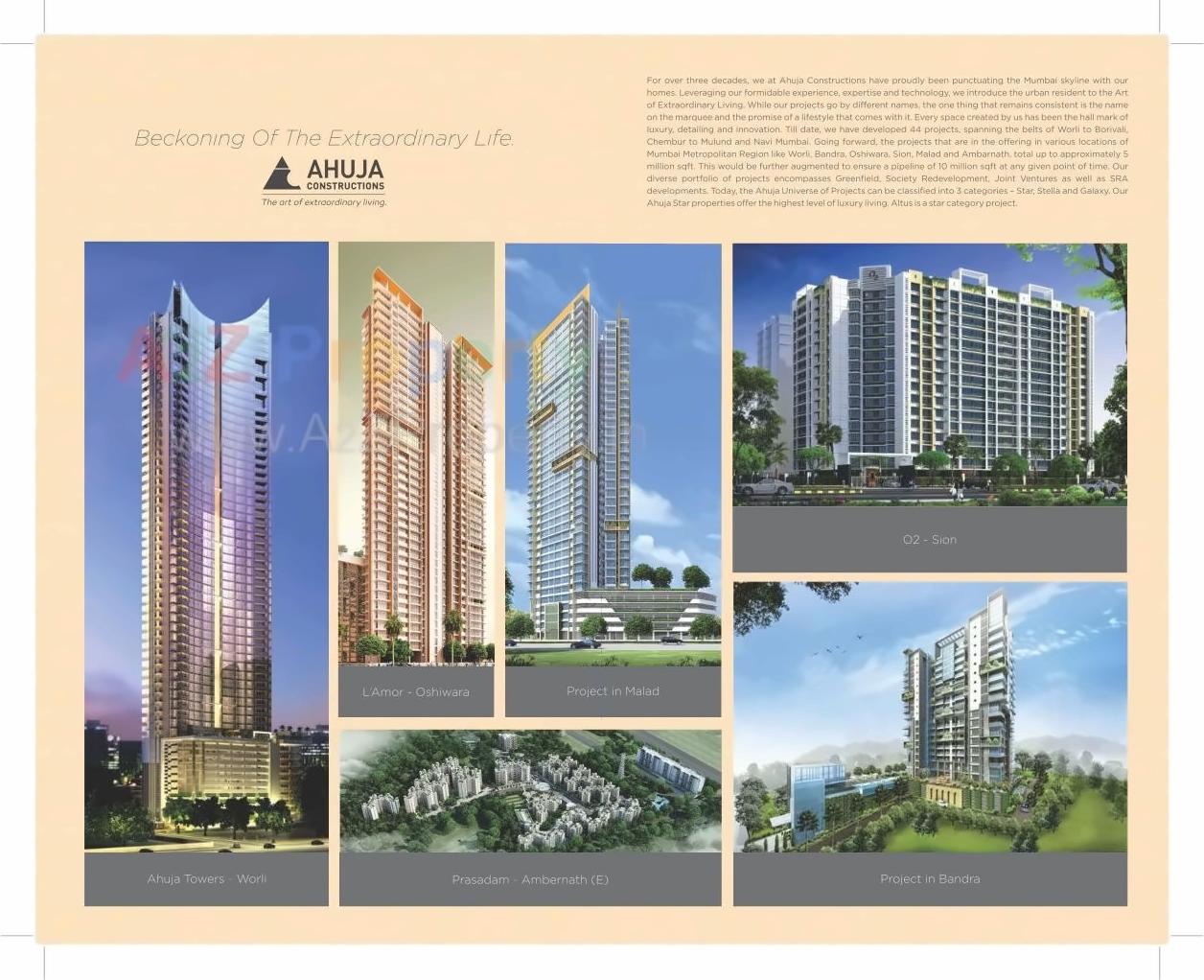 3D Elevation of real estate project Altus located at Mumbai-city, MumbaiCity, Maharashtra