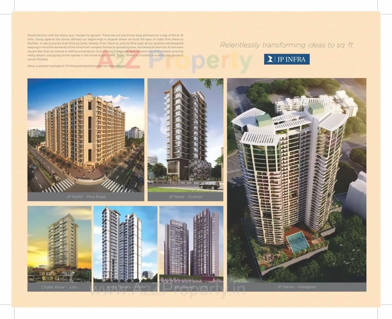 3D Elevation of real estate project Altus located at Mumbai-city, MumbaiCity, Maharashtra