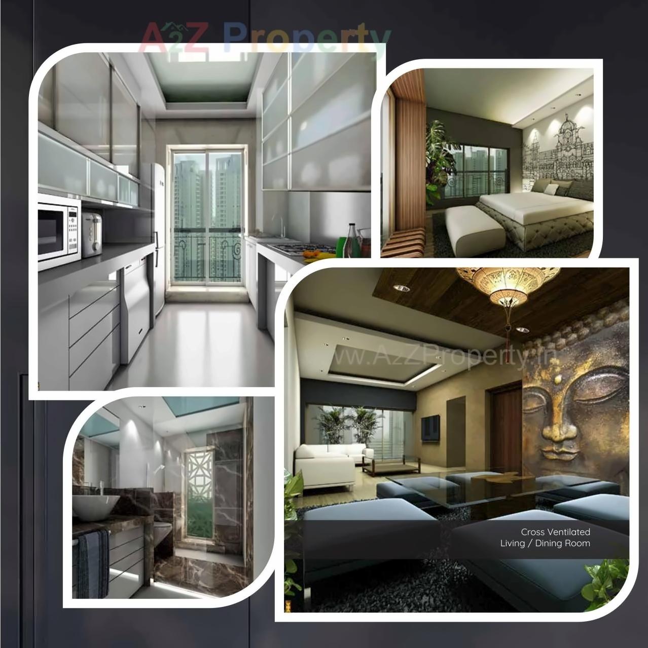 3D Elevation of real estate project Aurum Heights located at E400011, MumbaiCity, Maharashtra